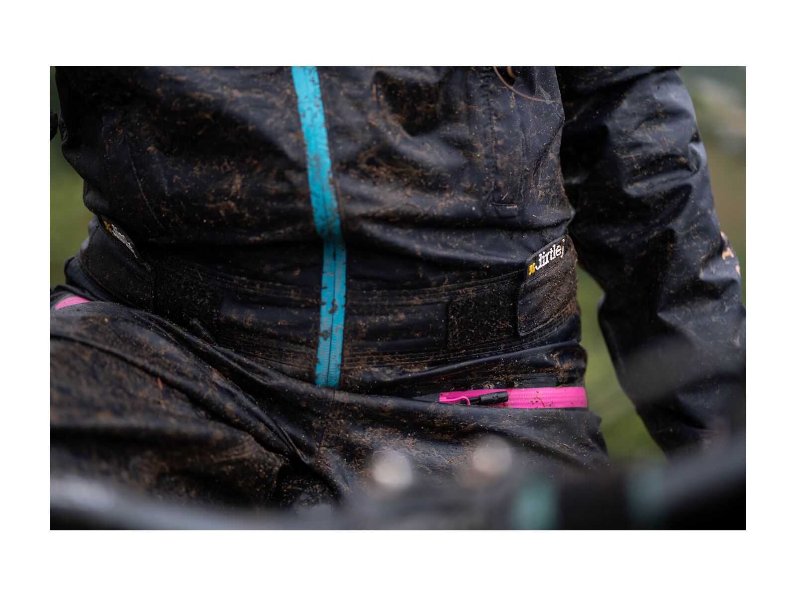 dirtlej DirtSuit Pro Edition Ladies Cut, black azure/turquoise - Bild 8
