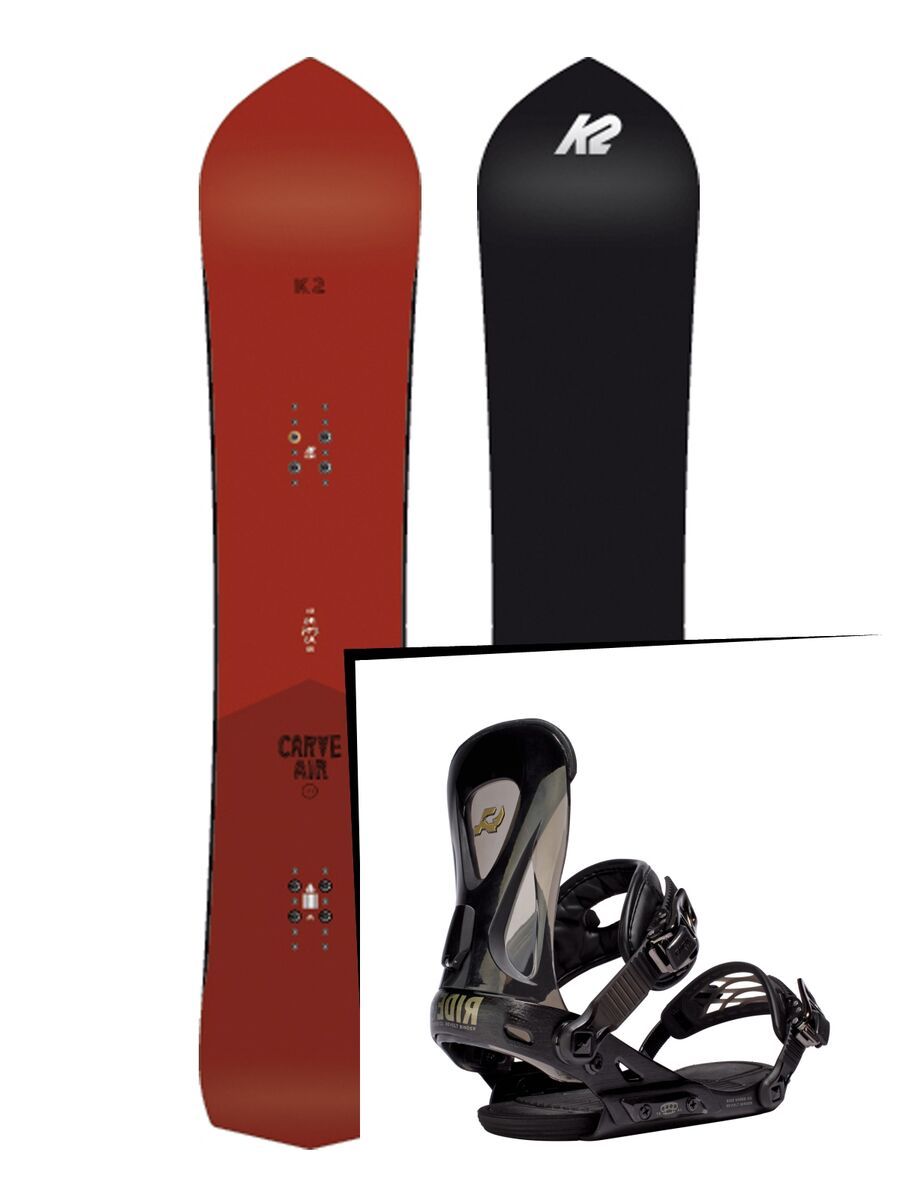 Set: K2 Carve Air 2017 + Ride Revolt (1178203S) - Bild 1
