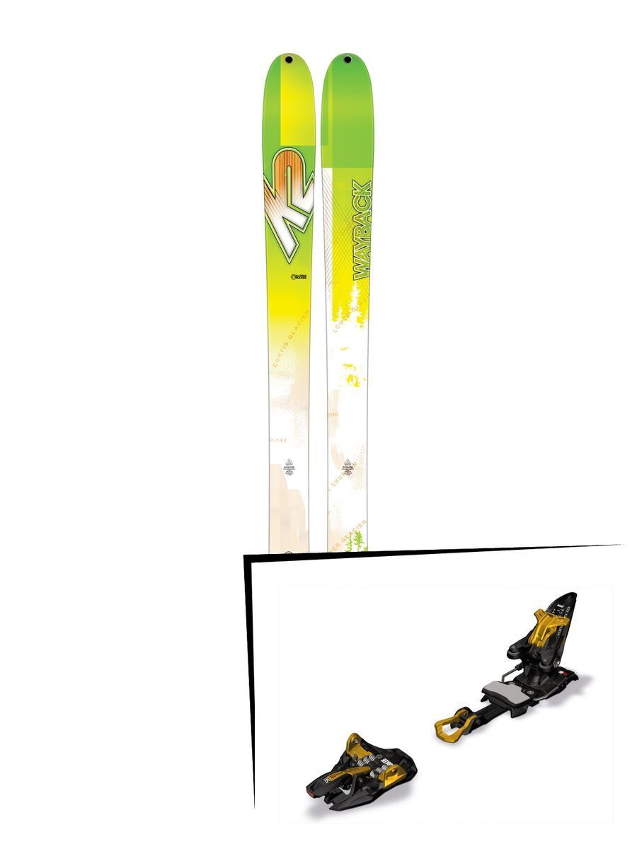 Set: K2 SKI Wayback 96 2017 + Marker Kingpin 10 (1289300) - Bild 1