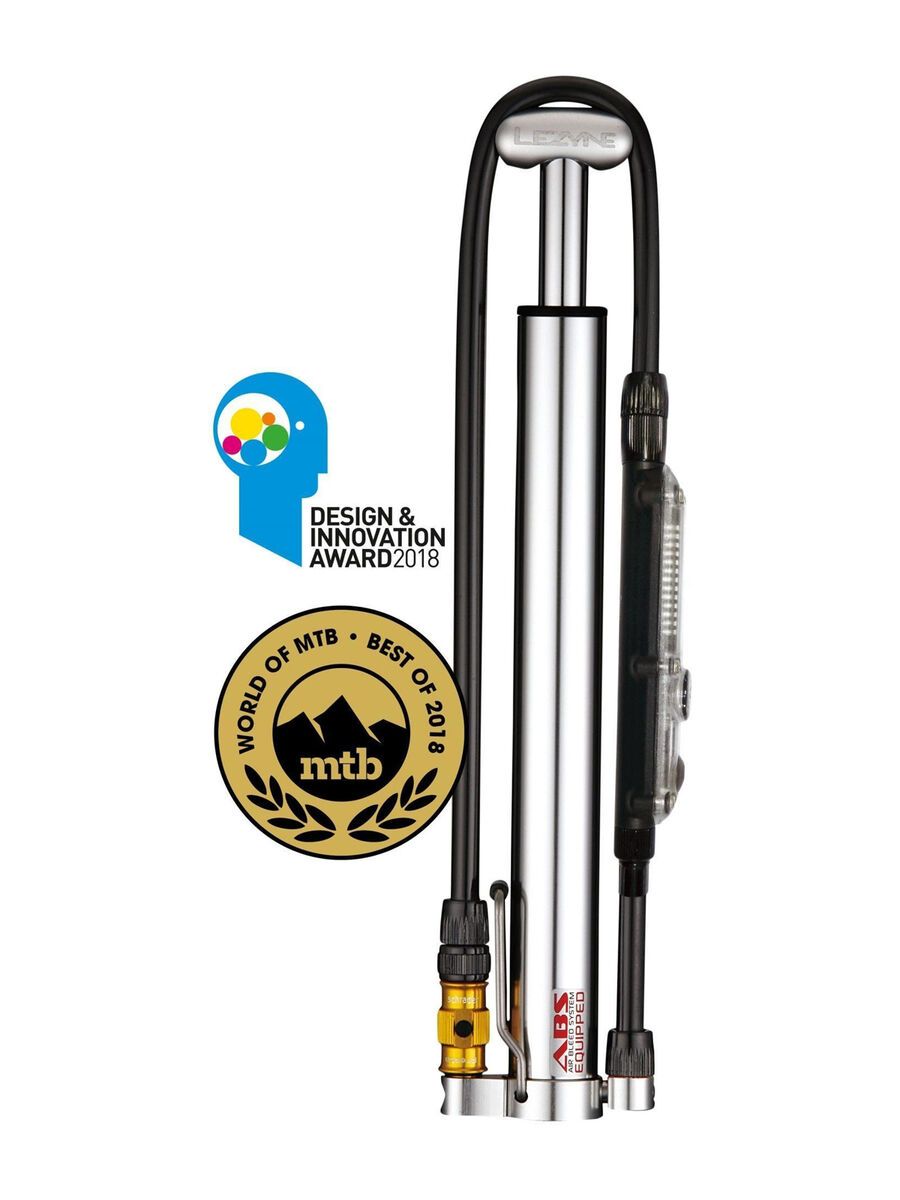 Lezyne Micro Floor Drive Digital HVG, silver - Bild 1