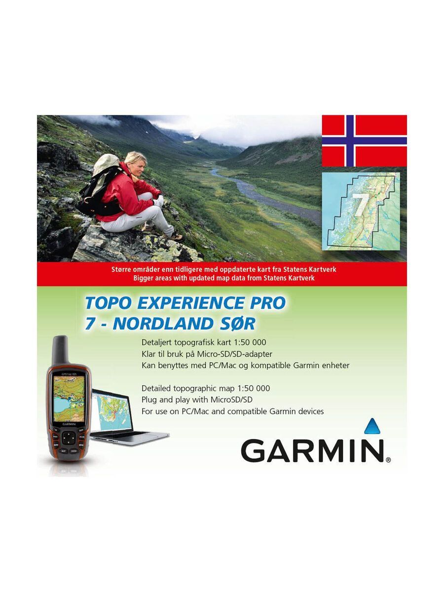 Garmin Topo Norwegen Experience 7 - Nordland Sor - Bild 1