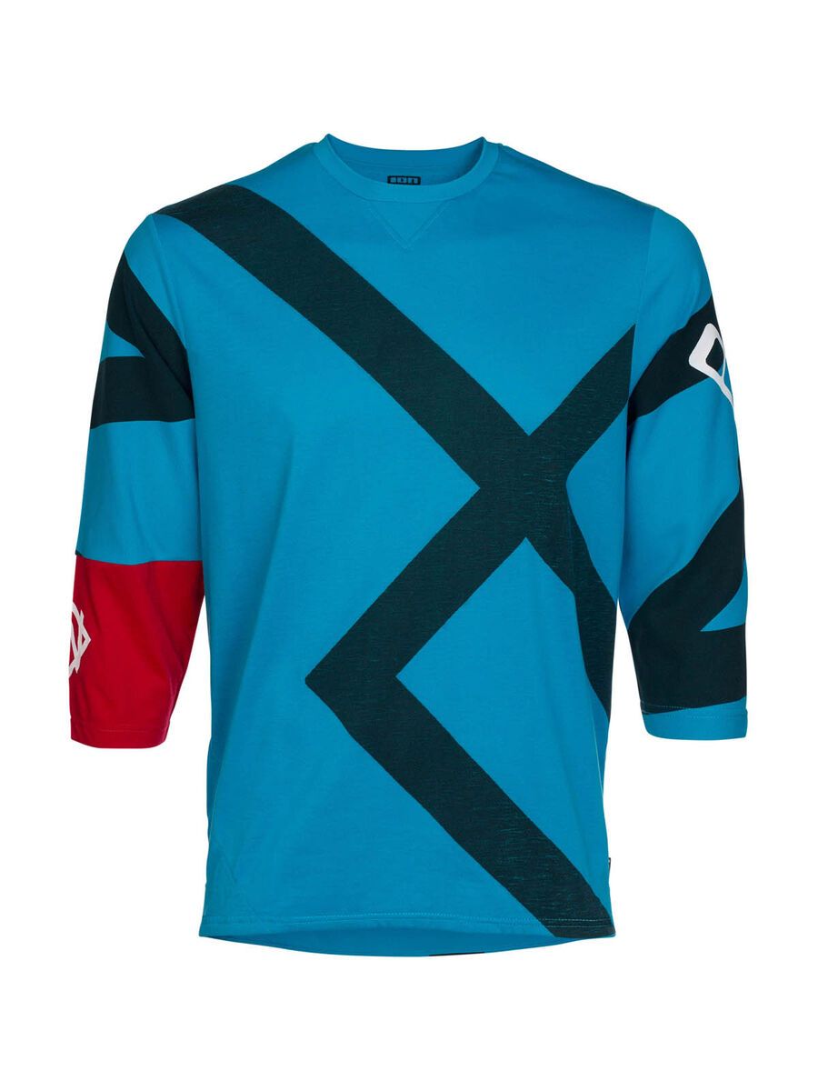 ION Bike Tee LS 3/4 Helium, blue danube - Bild 1