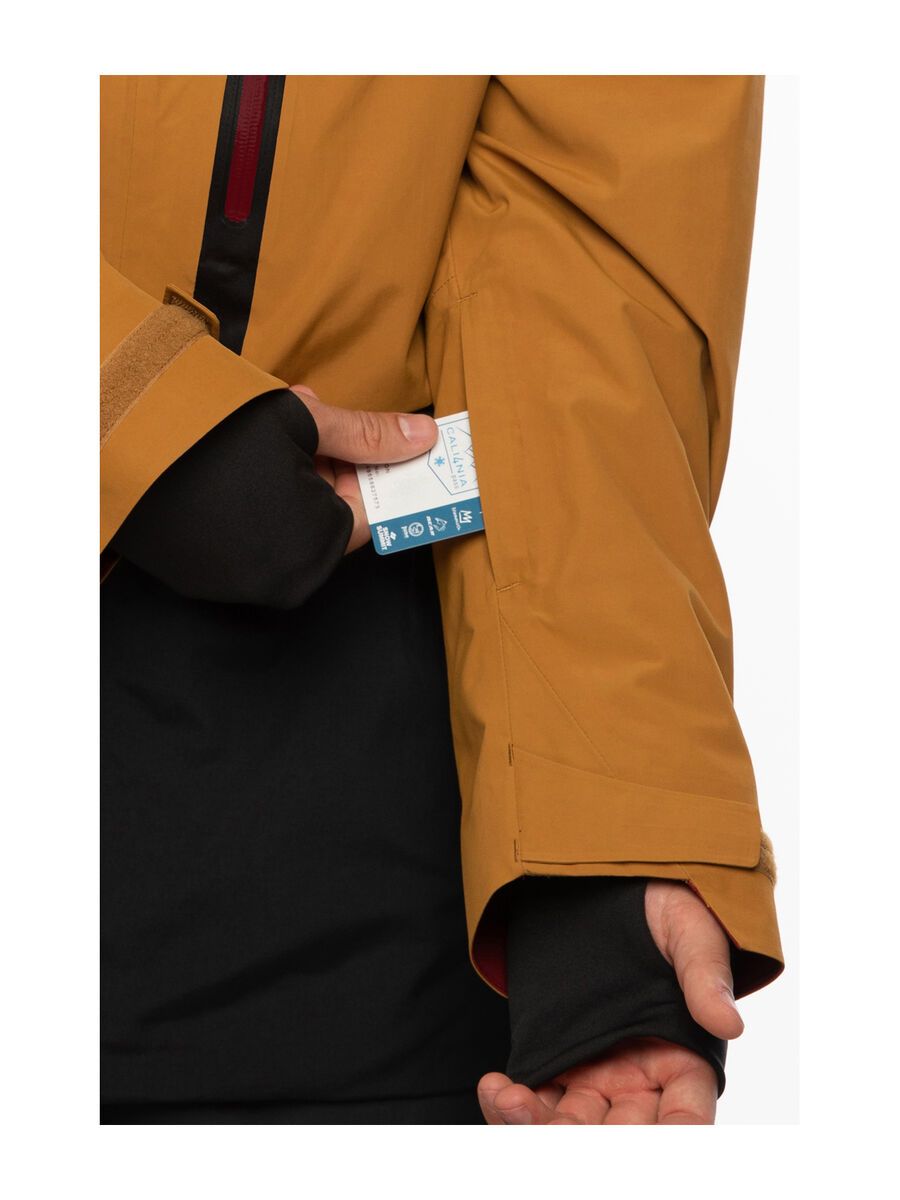 686 Men's GLCR Gore-Tex GT Jacket, golden brown colorblock - Bild 5