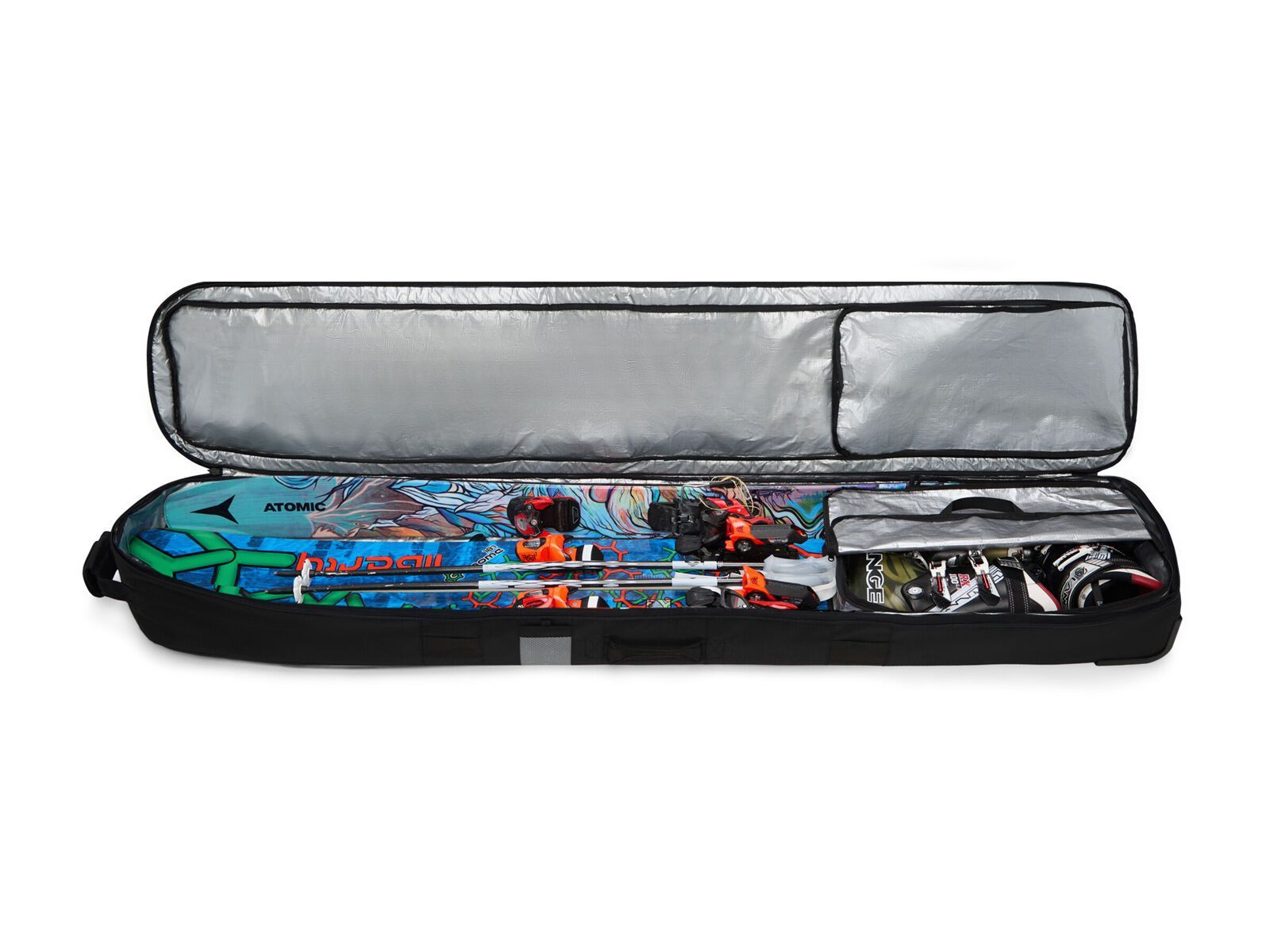 Dakine Fall Line Ski Roller Bag - 190 cm, black - Bild 4