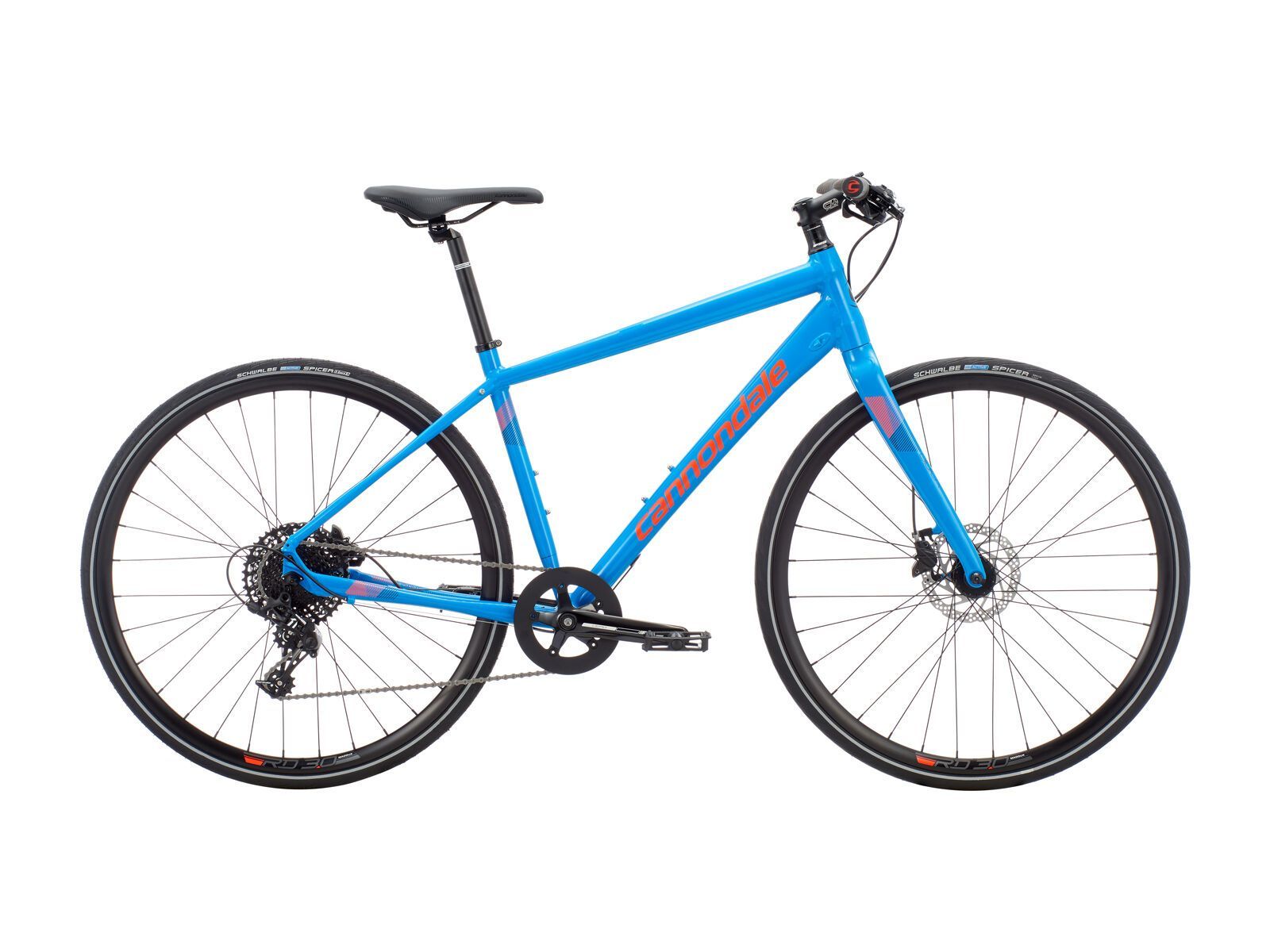 Cannondale Quick 2 Disc, ultra blue w / jet black, acid red, reflective detail - gloss (BLU) - Bild 1