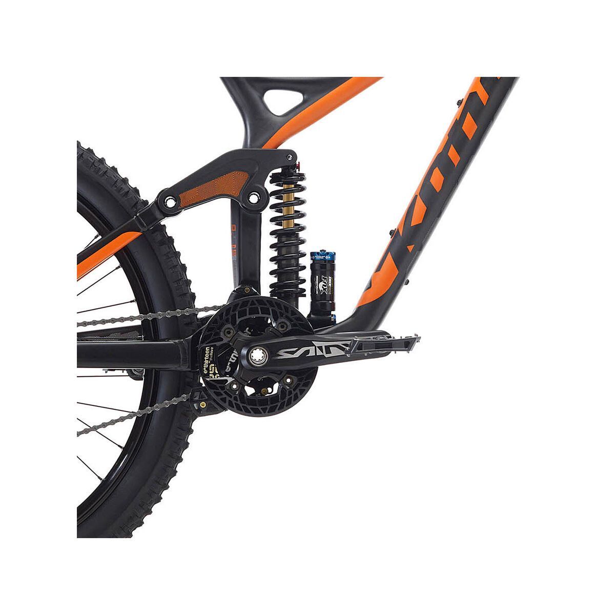 Kona Supreme Operator, matt carbon/orange/matt black stays - Bild 3