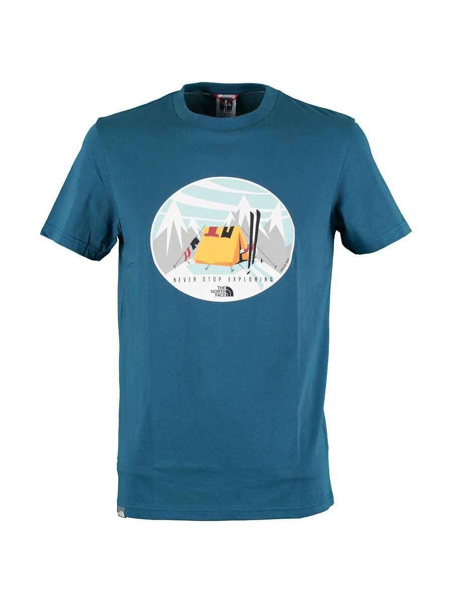 The North Face Mens SS Never Stop Exploring Series Tee, Monterey Blue - Bild 2