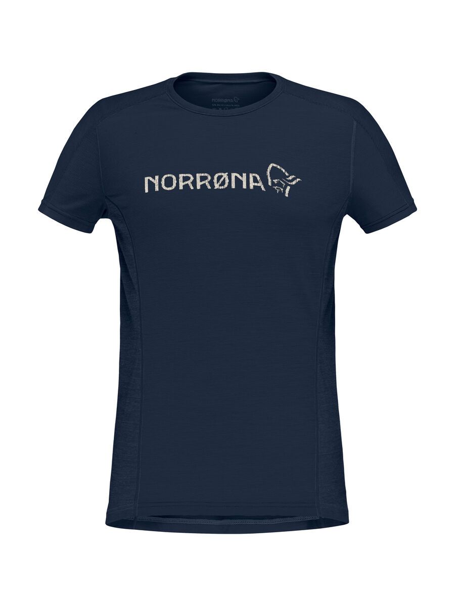 Norrona falketind equaliser merino T-Shirt W's, indigo night - Bild 1