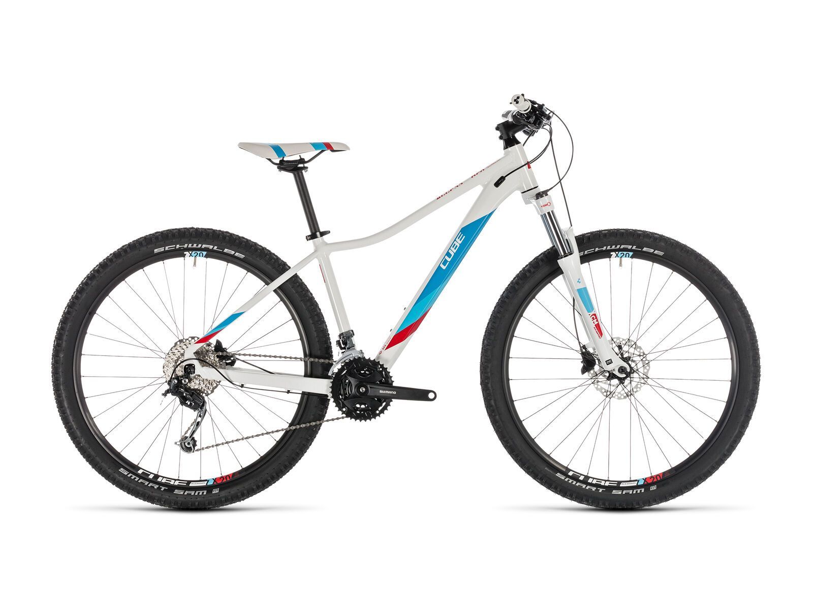 Cube Access WS Pro 27.5, white´n´blue - Bild 1