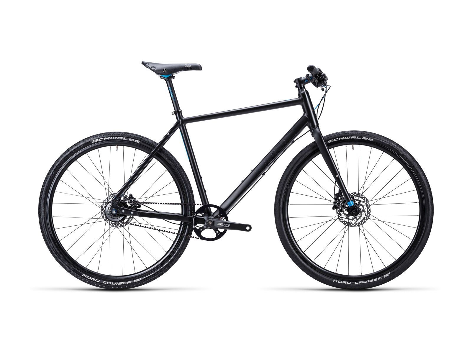 Cube Hyde Race, black blue shinyblack - Bild 1