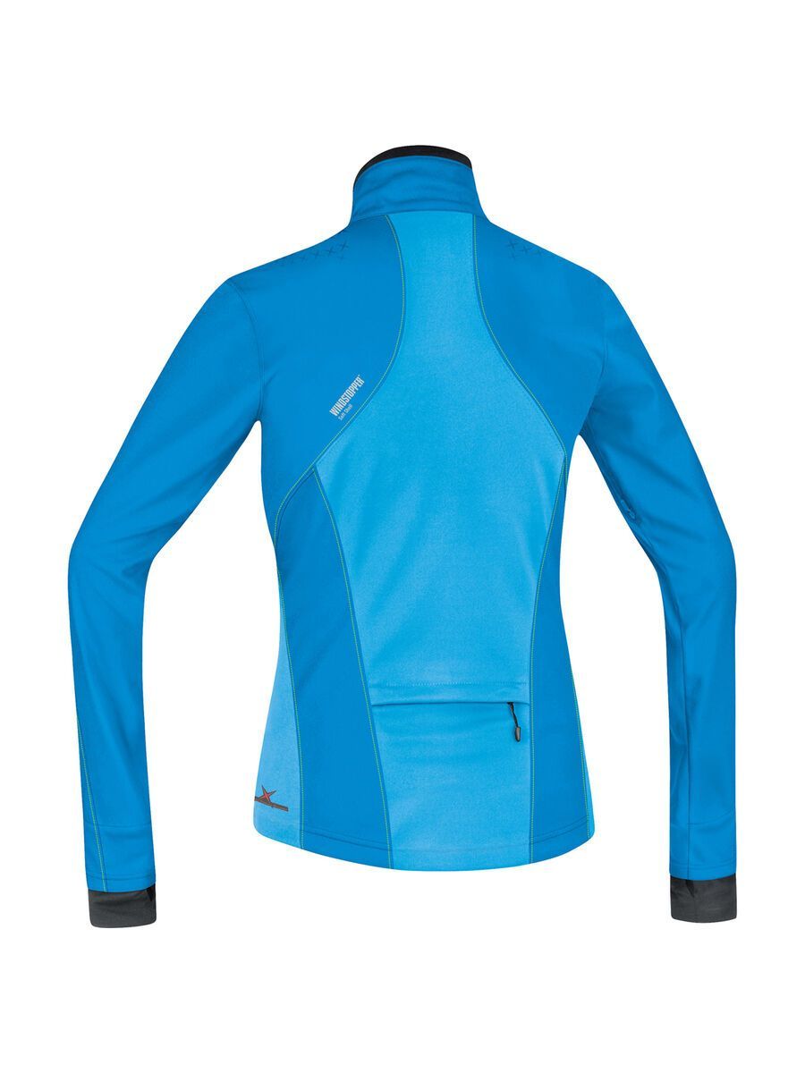 Gore Bike Wear Alp-X Windstopper SO Lady Jacke, waterfall/ice blue/neon yellow - Bild 2
