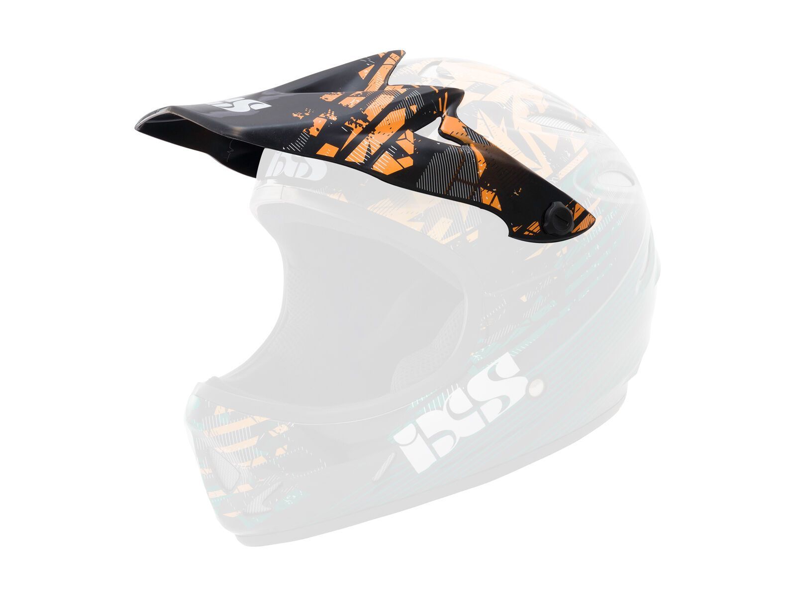 IXS Visier + Pin Phobos Velvet, orange - Bild 1