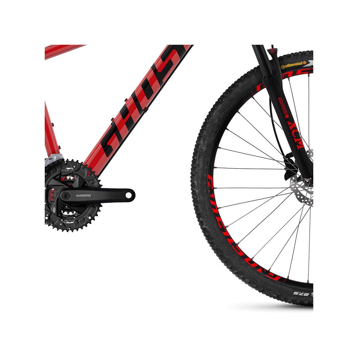 Ghost Kato 4.7 AL, riot red/night black - Bild 4
