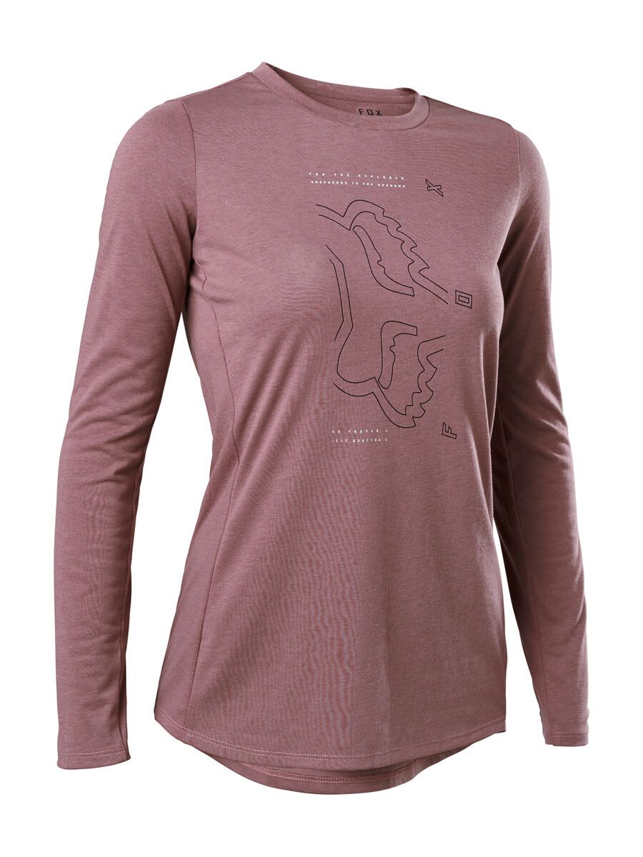 Fox Womens Ranger Drirelease LS Jersey, plum perfect - Bild 1