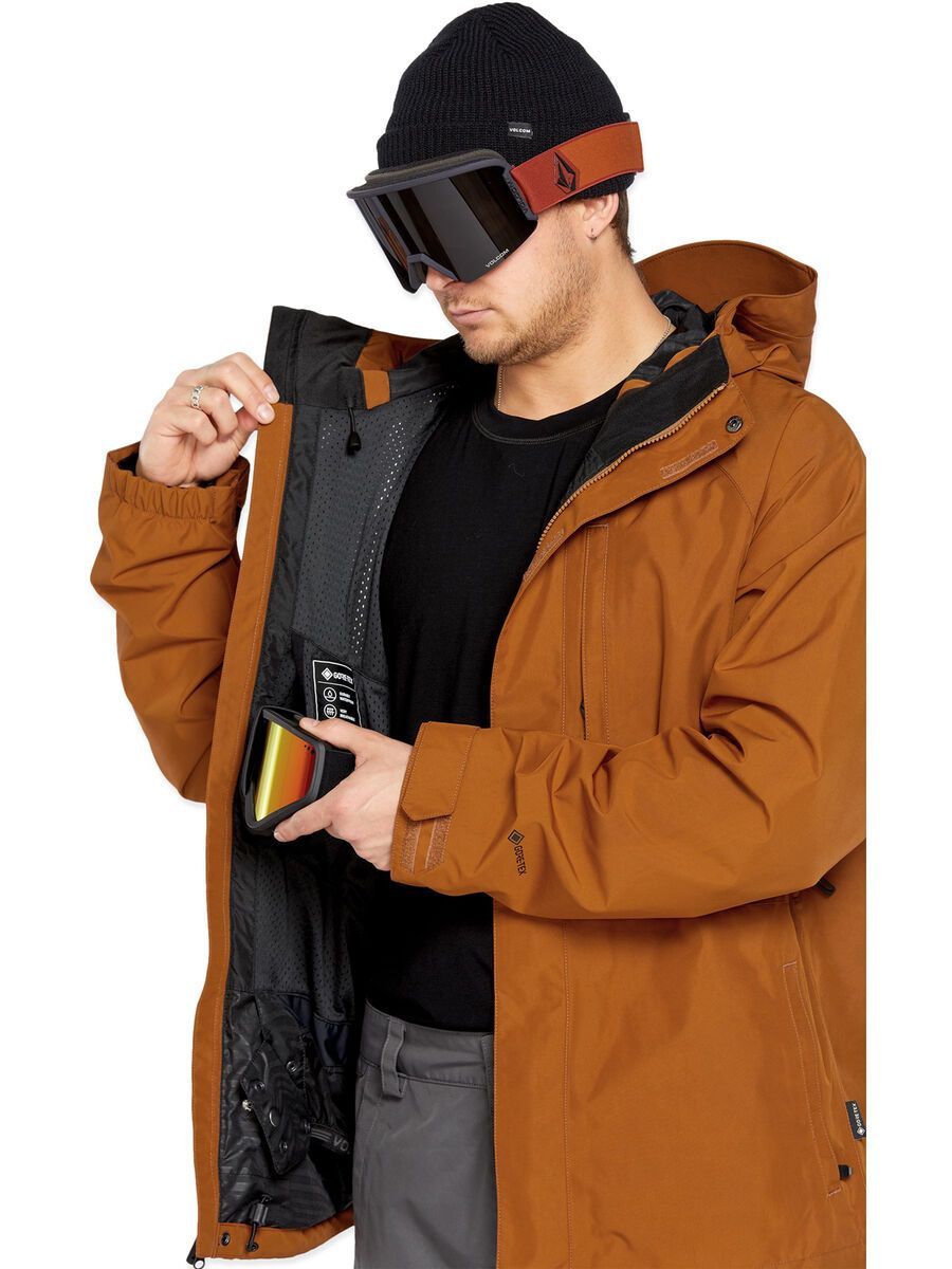 Volcom Dua Ins Gore Jacket, caramel - Bild 5
