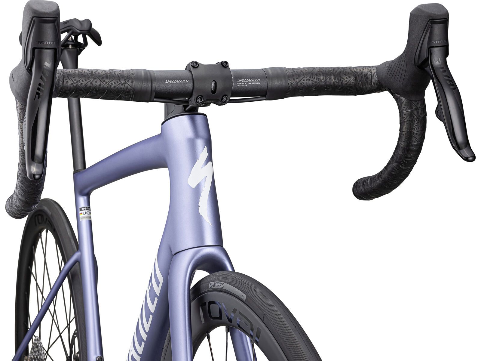 Specialized Tarmac SL8 Expert, powder indigo tint/silver dust/white - Bild 6