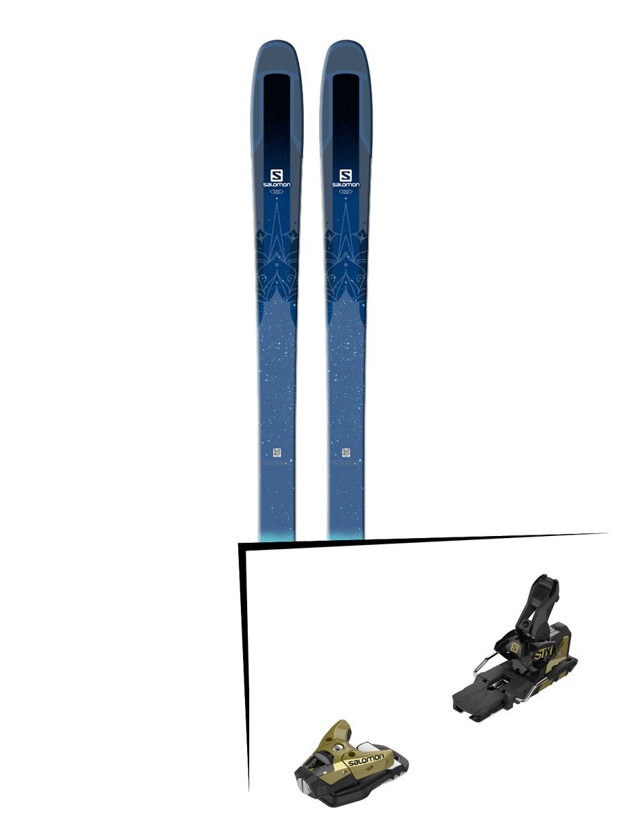 Set: Salomon QST Lux 92 2018 + Salomon STH2 WTR 16 gold/black - Bild 1