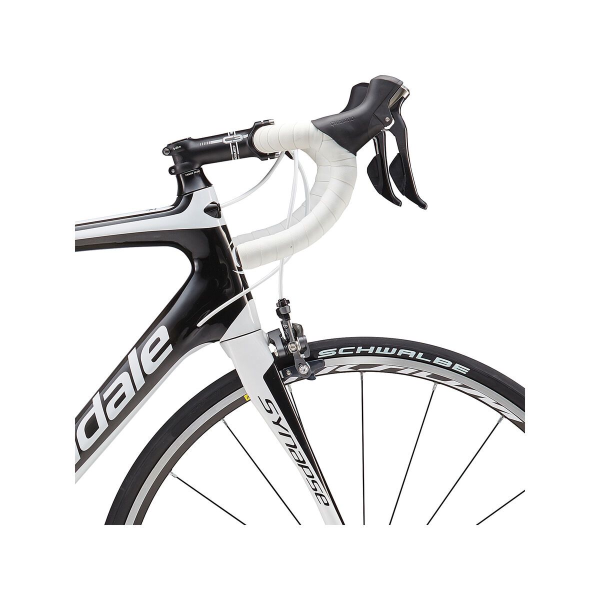 Cannondale Synapse Carbon Ultegra 4, jet black w/ magnesium white and nearly black, matte - Bild 5