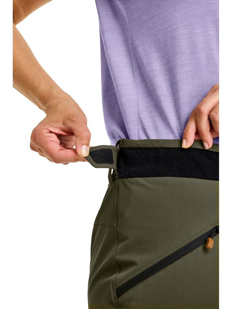 Ortovox Merino Shield Tec Seceda Softshell Pants W, dark wild herbs - Bild 3