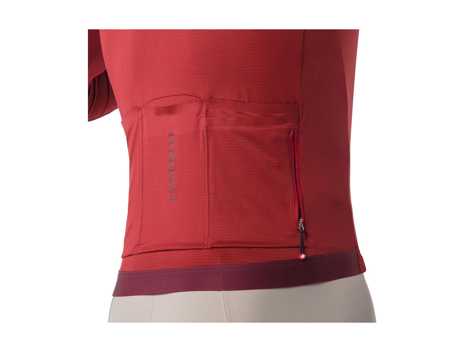 Castelli Espresso 2 LS Jersey, garnet - Bild 5