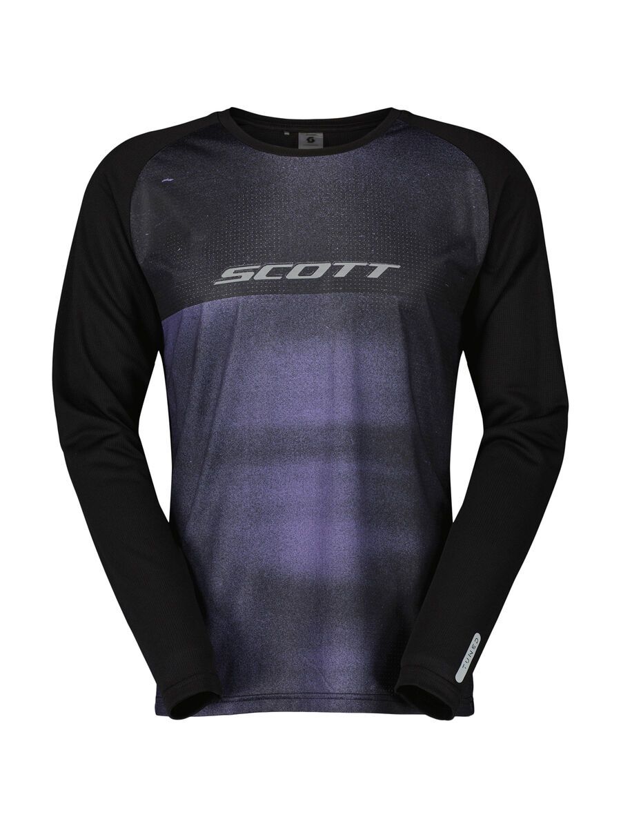 Scott Trail Tuned Long-Sleeve Men's Tee, black/swish purple - Bild 1