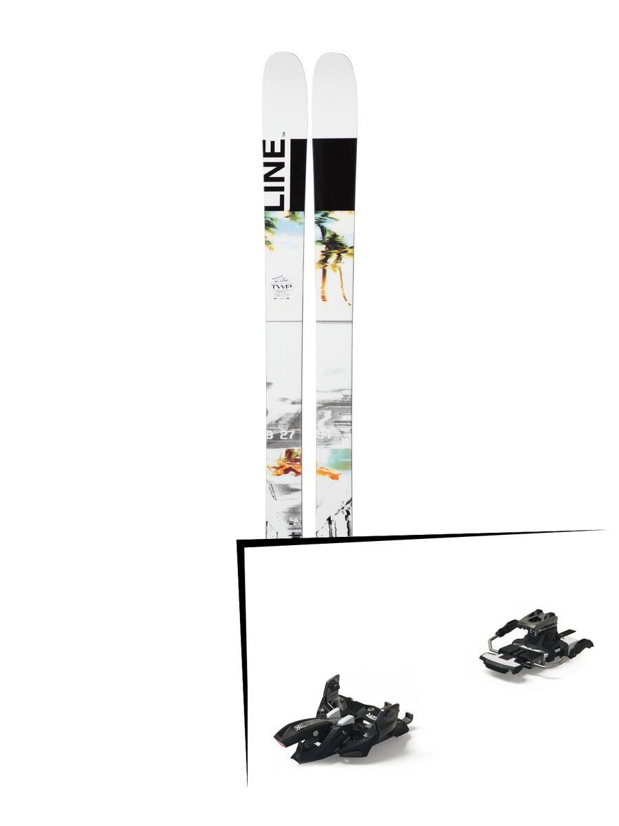 Set: Line Tom Wallisch Pro 2019 + Marker Alpinist 12 Long Travel black/titanium - Bild 1