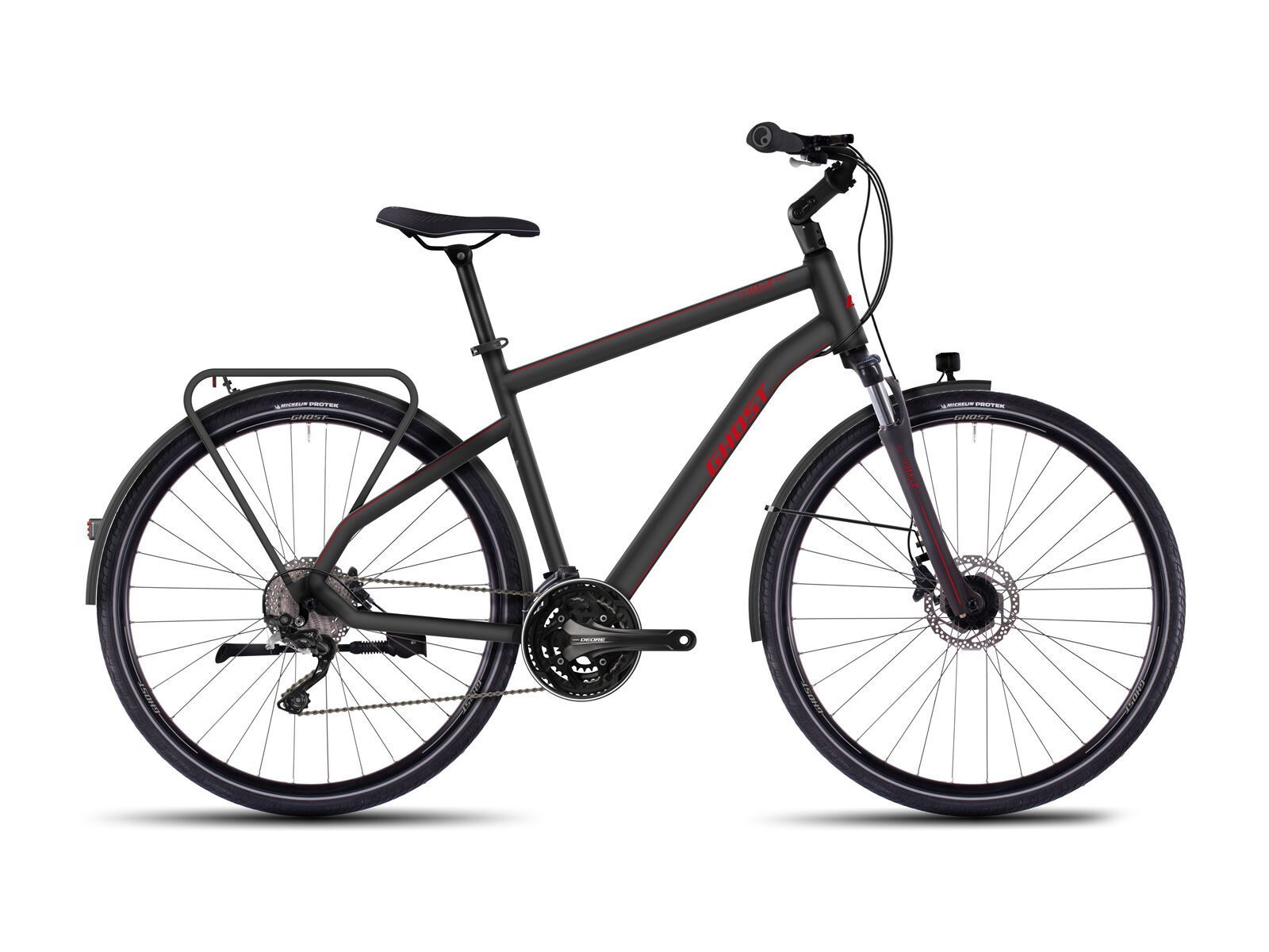 Ghost Square Trekking 6, black/red - Bild 1