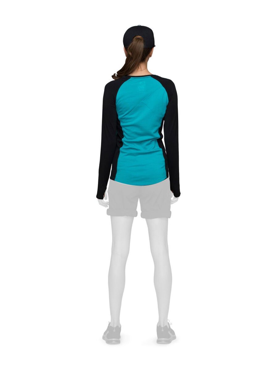 Mons Royale Supa Tech LS, med blue black - Bild 2