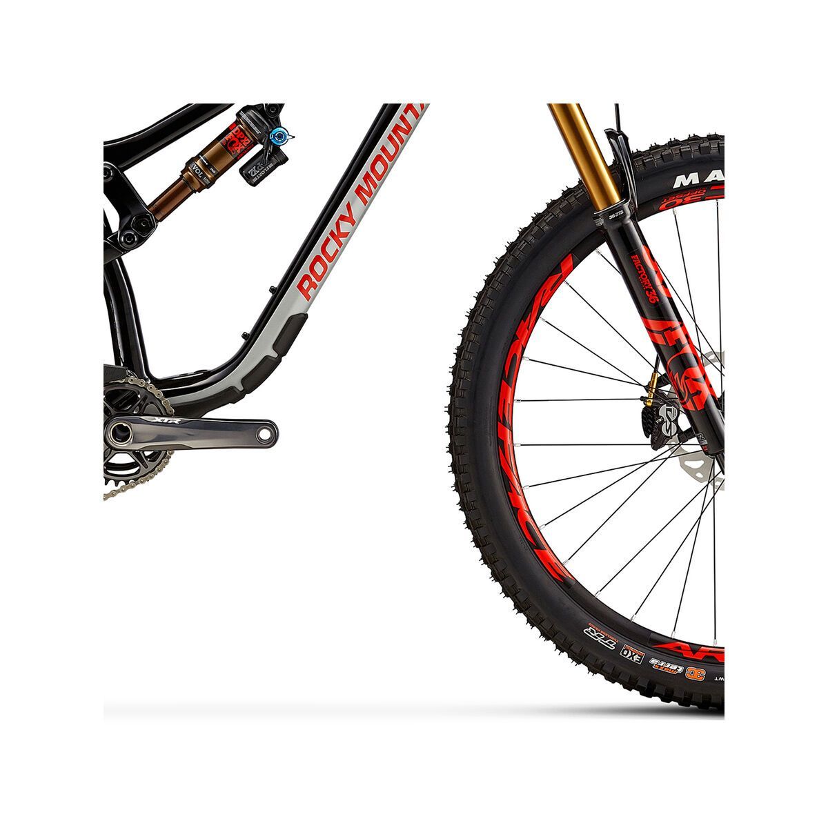 Rocky Mountain Altitude Carbon 90, fox racing grey/black in black/flaming lips - Bild 5