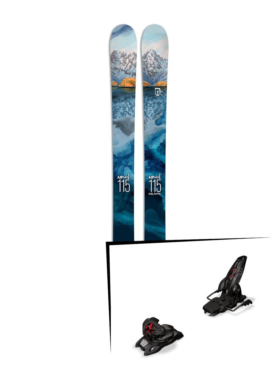 Set: Icelantic Nomad 115 2017 + Marker Jester 16 ID (1685408) - Bild 1