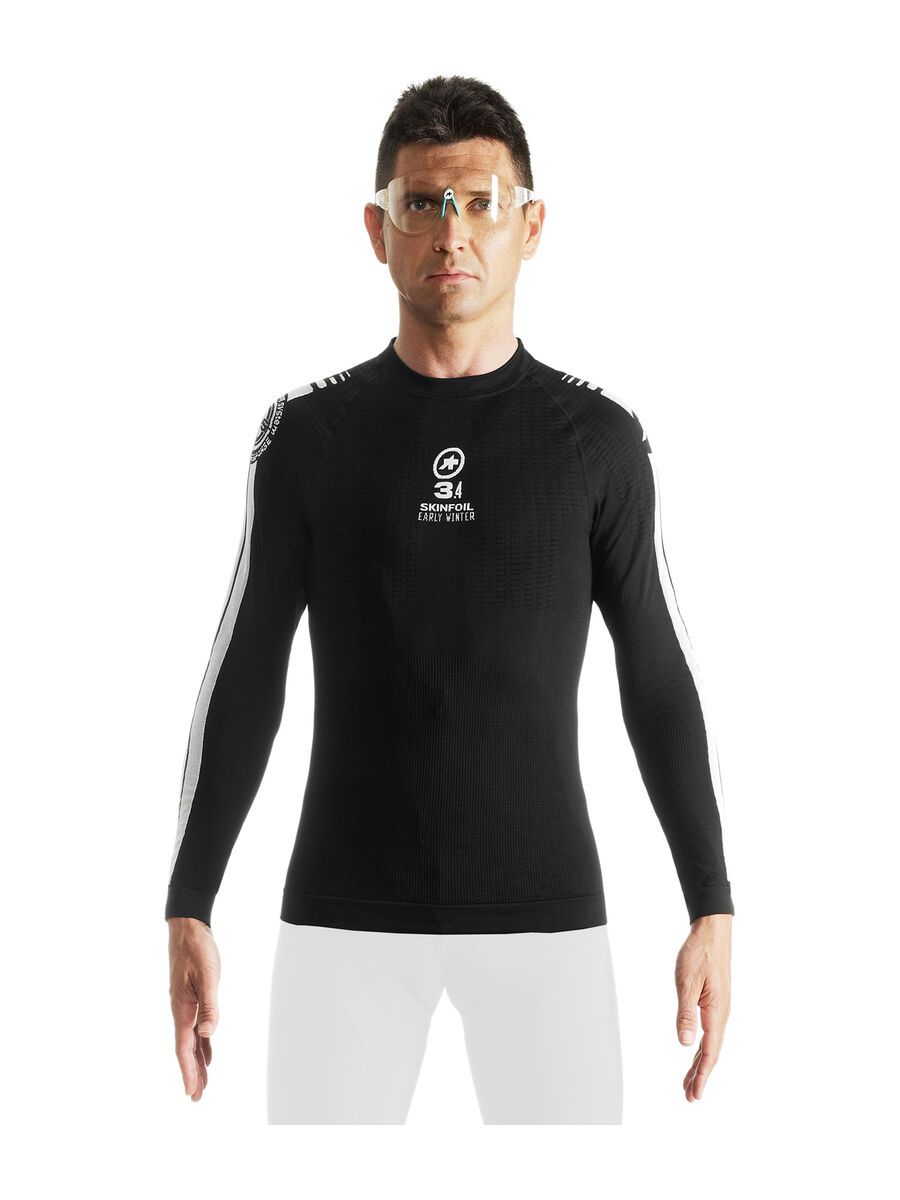 Assos LS.skinFoil earlyWinter evo7, block black - Bild 1