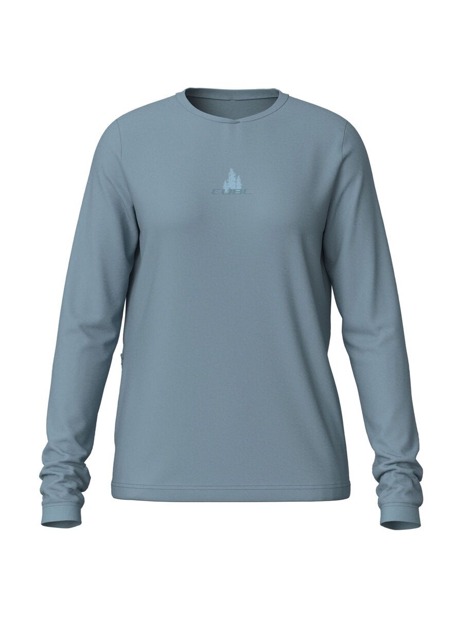 Cube MTB WS Rundhalstrikot Soft Touch langarm, blue - Bild 1