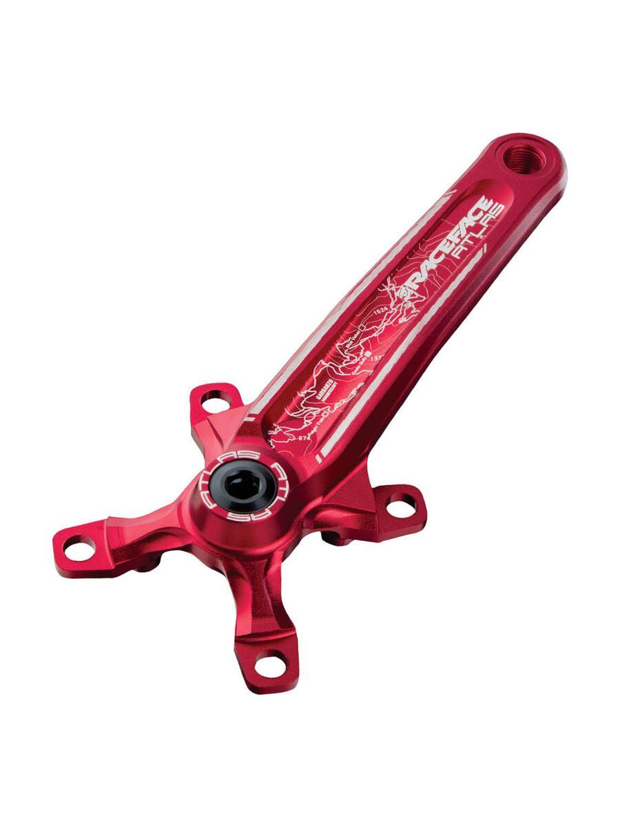Race Face Kurbelgarnitur Atlas, 2x, BSA 83, red - Bild 1