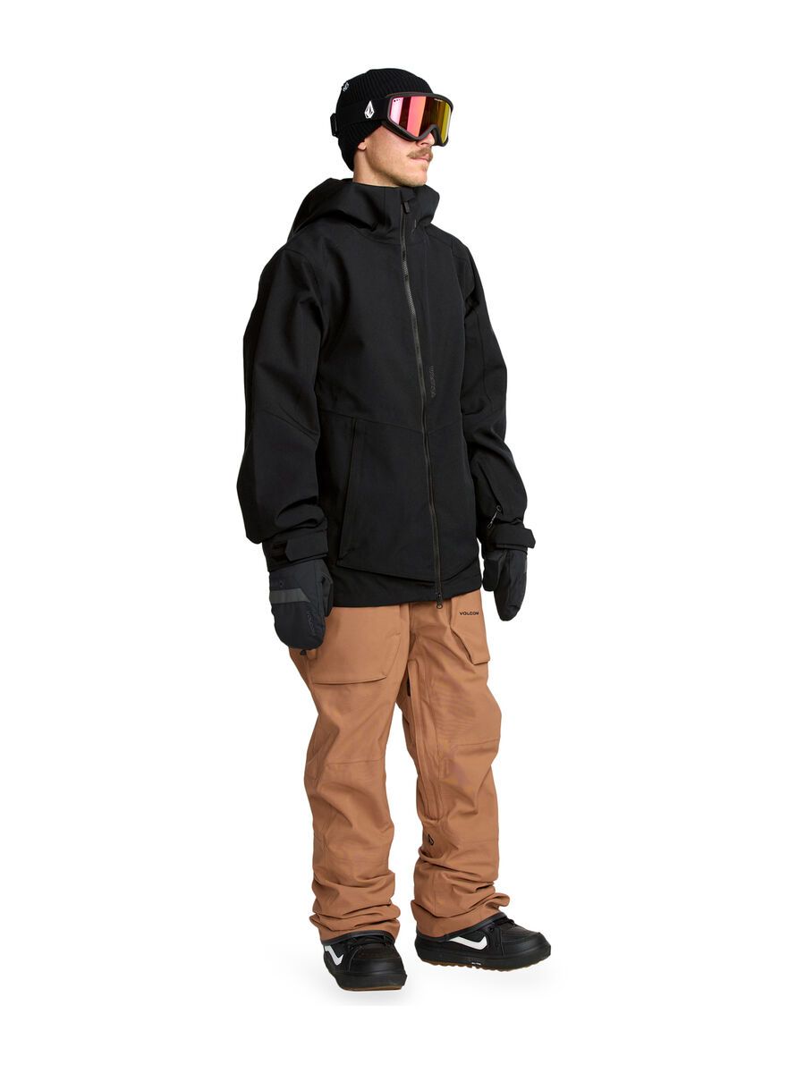 Volcom Roan Bib Overall, terra brown - Bild 9