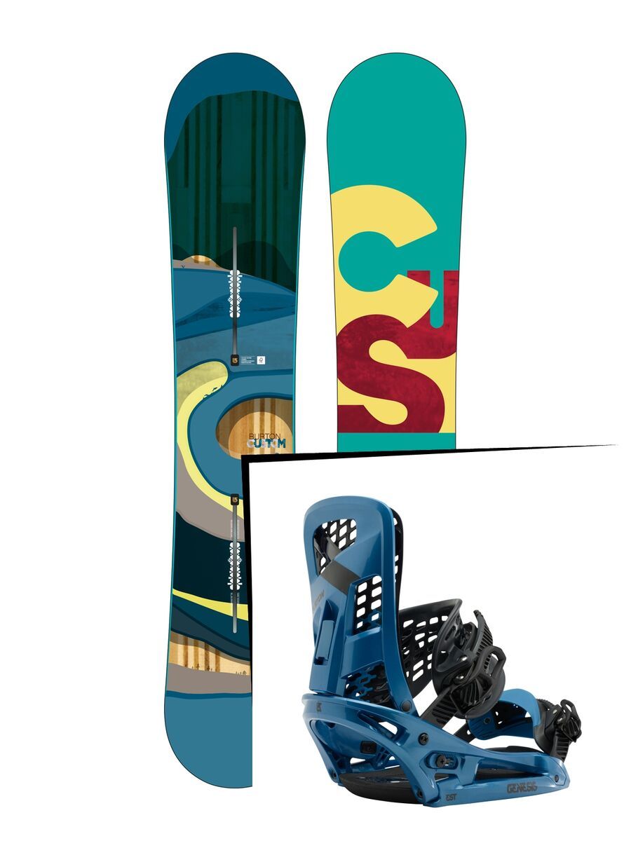 Burton Set: Custom Wide 2016 + Burton Genesis EST - Bild 1