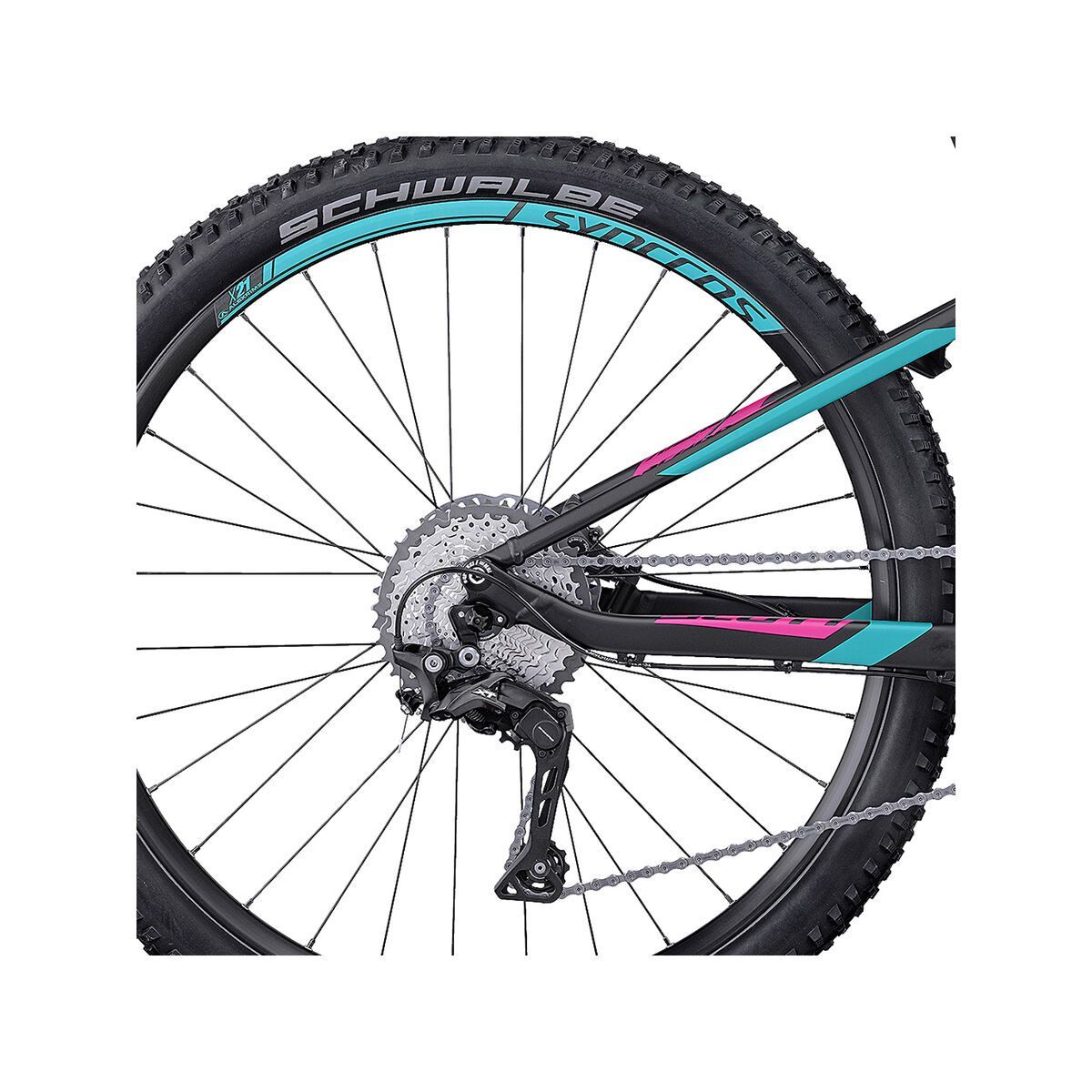 Scott Contessa Spark 700, black/turquoise/pink - Bild 4