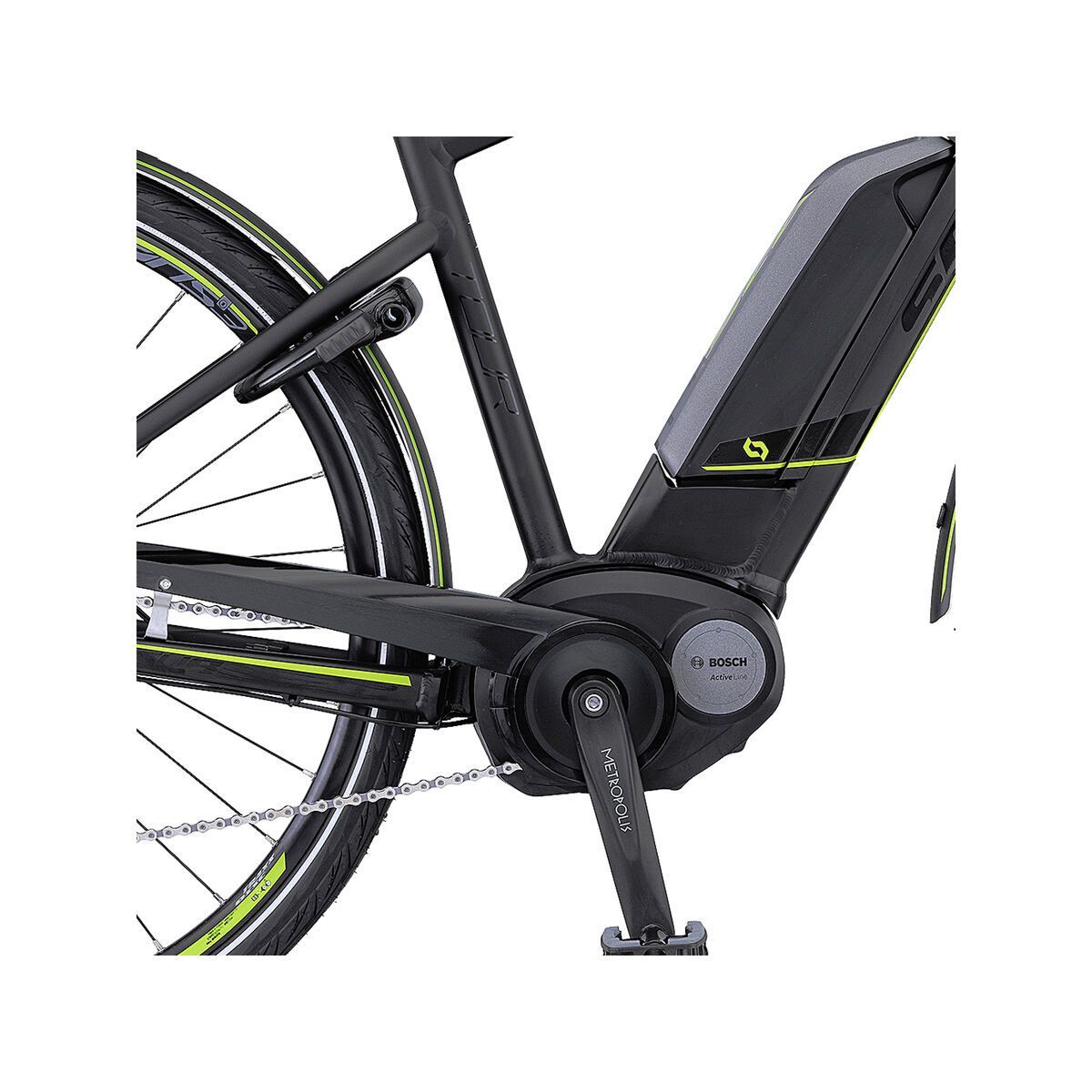 Scott E-Sub Tour Men, black/lime - Bild 3