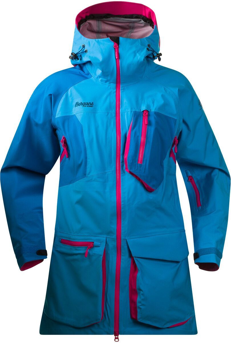 Bergans Hodlekve Lady Jacket, br seablue/hot pink - Bild 1