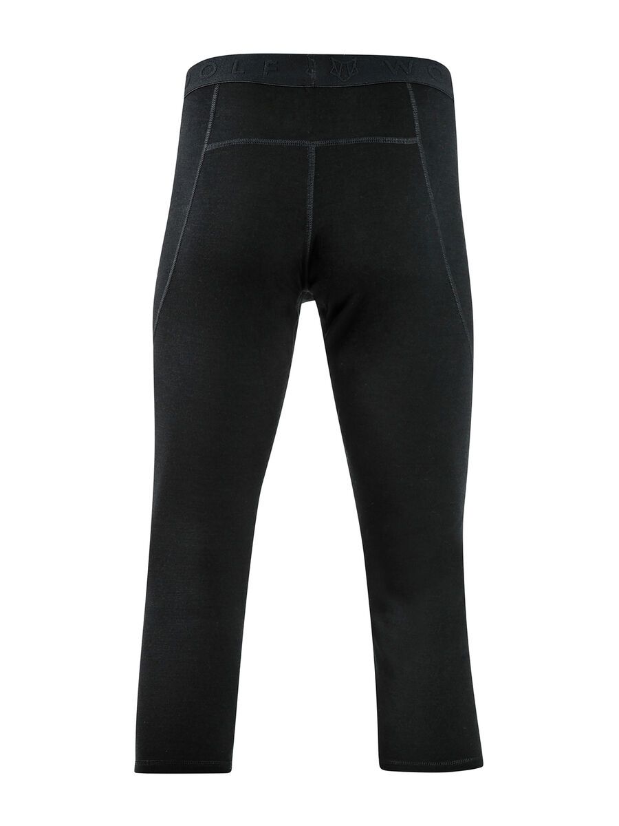 Woolf Merino Roni 3/4 Pant, black - Bild 4