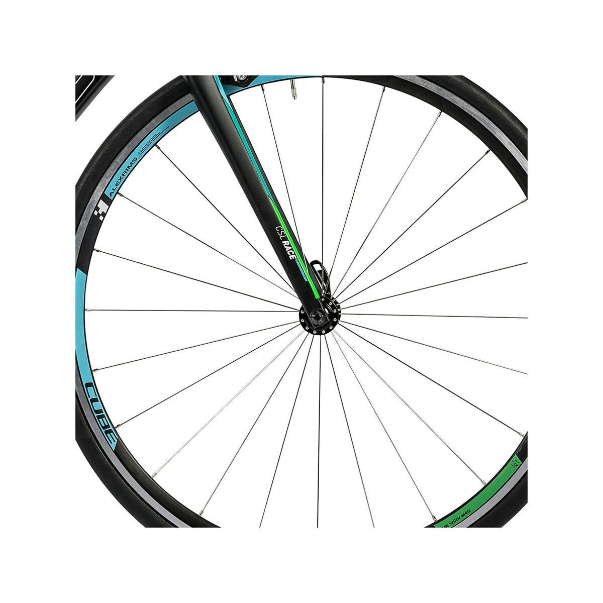Cube Axial WLS Pro, black´n´green - Bild 2