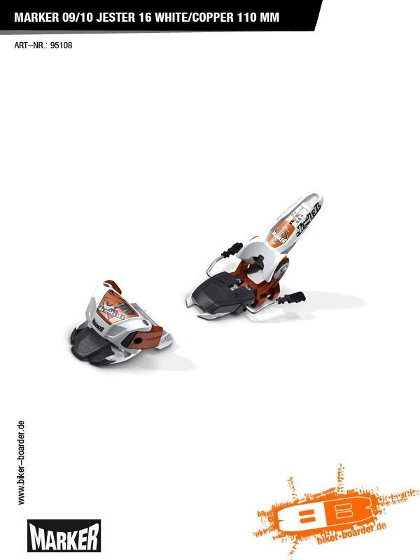 Set: K2 Sight 2016 + Marker Jester 16 09/10, White/Copper - Skiset - Bild 3