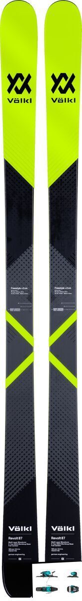 Set: Völkl Revolt 87 2019 + Salomon Warden 11 turquoise/black - Bild 1
