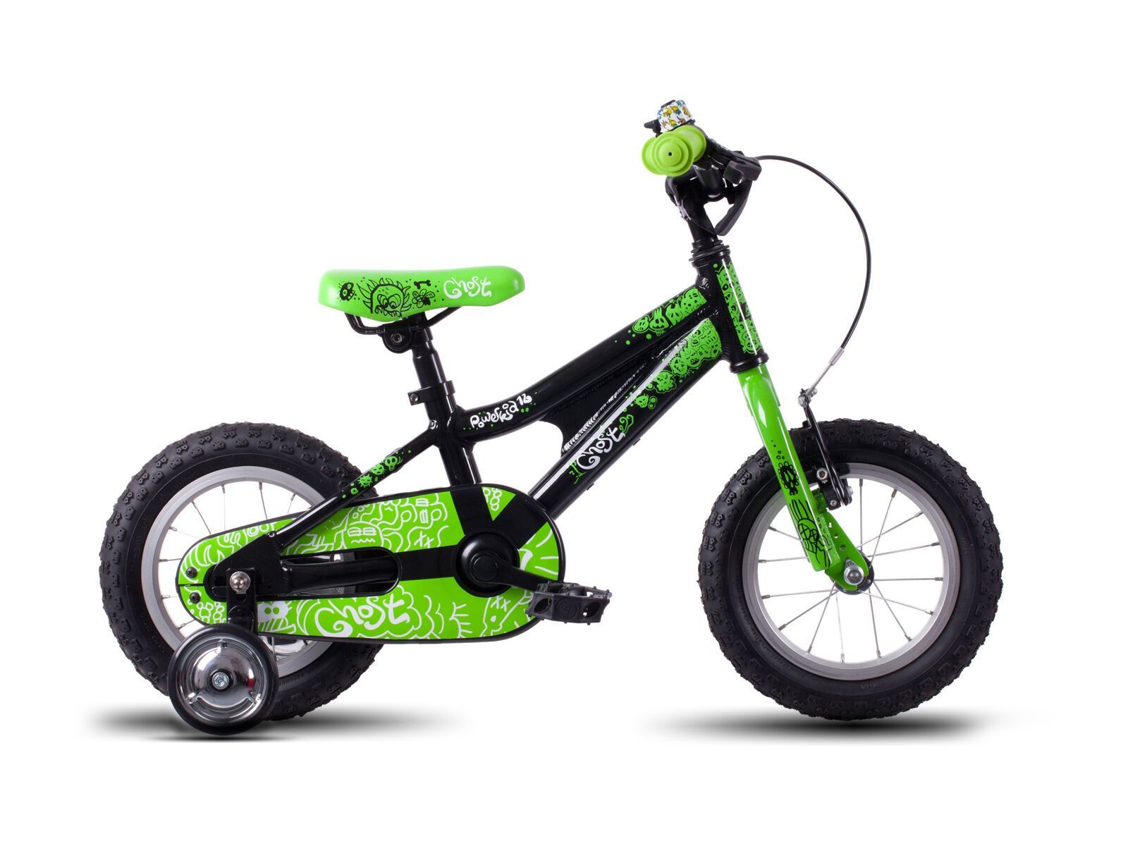 Ghost Powerkid 12, black/green/white - Bild 1