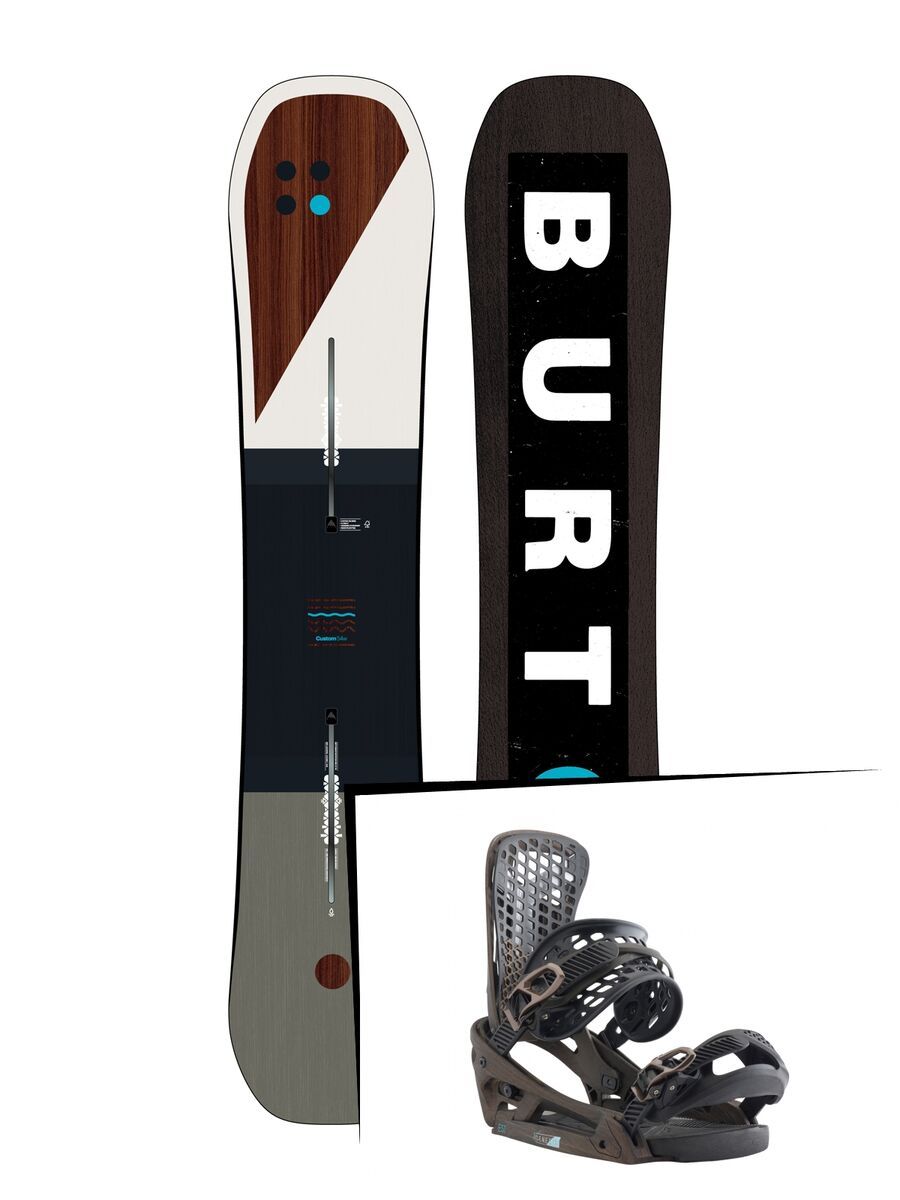 Set: Burton Custom Flying V 2019 +  Genesis EST (1930978S) - Bild 1