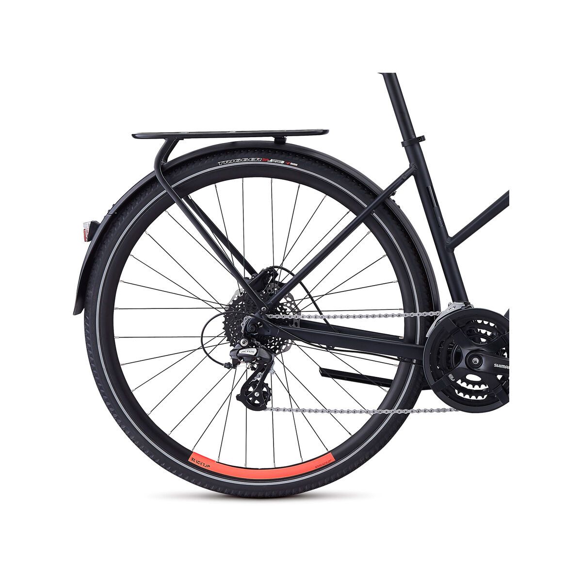 Specialized Crosstrail Step-Through EQ - Black Top Collection, satin cast black/acid lava - Bild 6