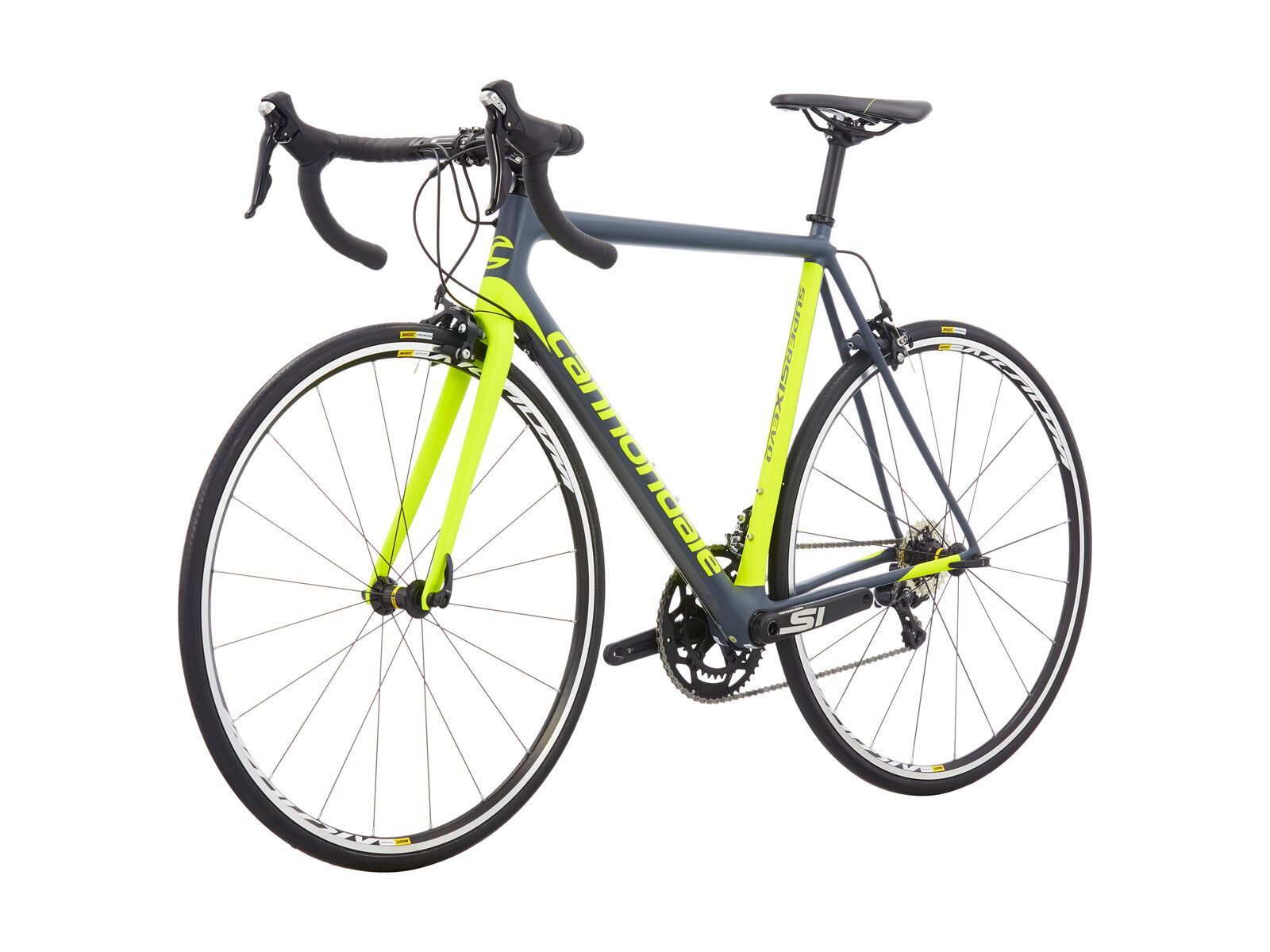 Cannondale SuperSix Evo 105, slate w/ volt and charcoal gray - satin (sla) - Bild 4