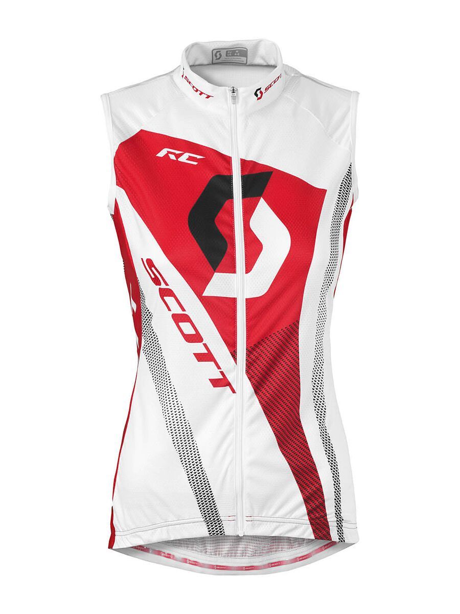 Scott Womens RC w/o sl Shirt, white/red - Bild 1
