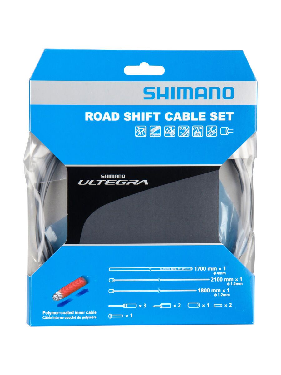 Shimano Schaltzug-Set Ultegra Polymer beschichtet, grau - Bild 1