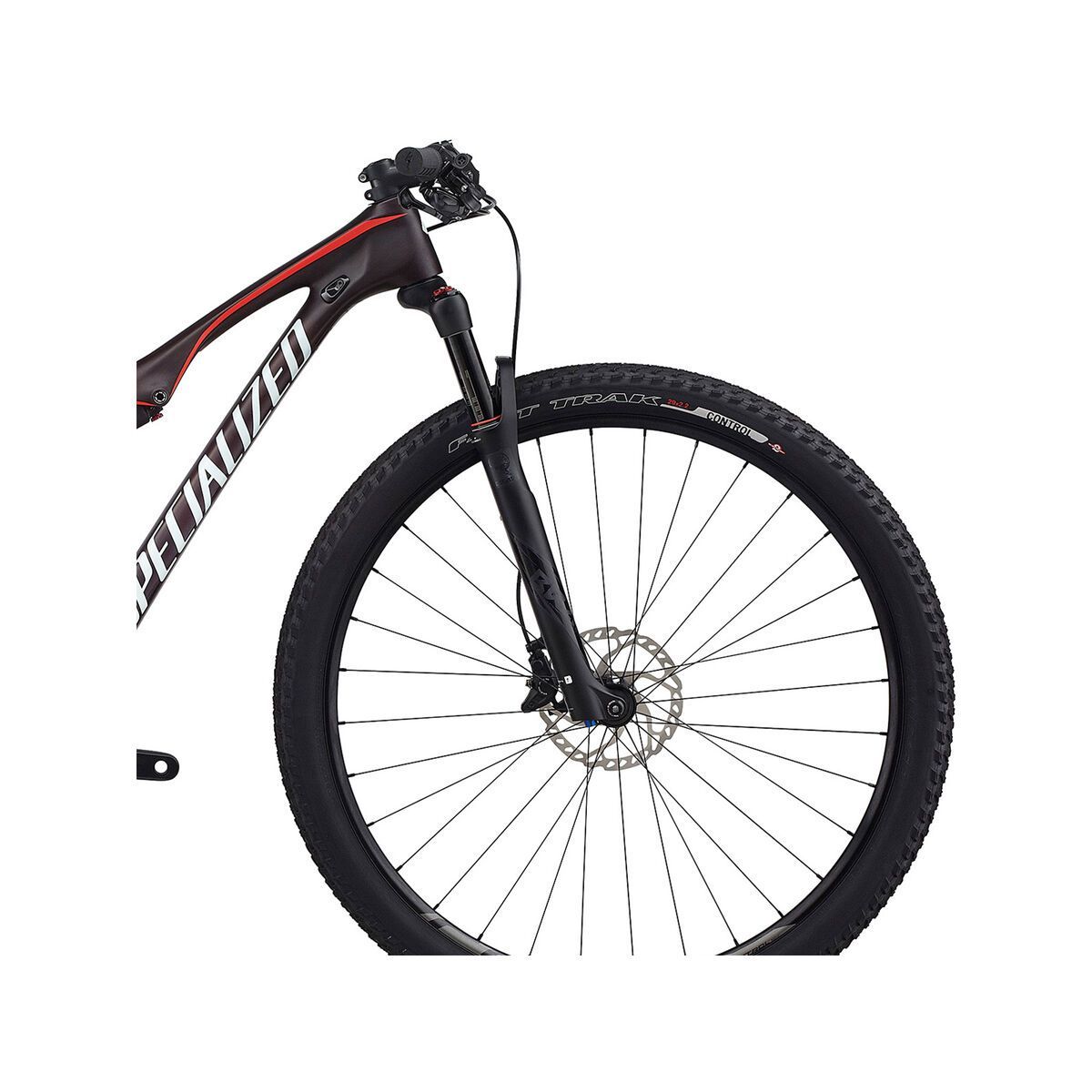 Specialized Era FSR Expert Carbon World Cup 29, red tint flake carbon/nordic red/baby blue - Bild 5