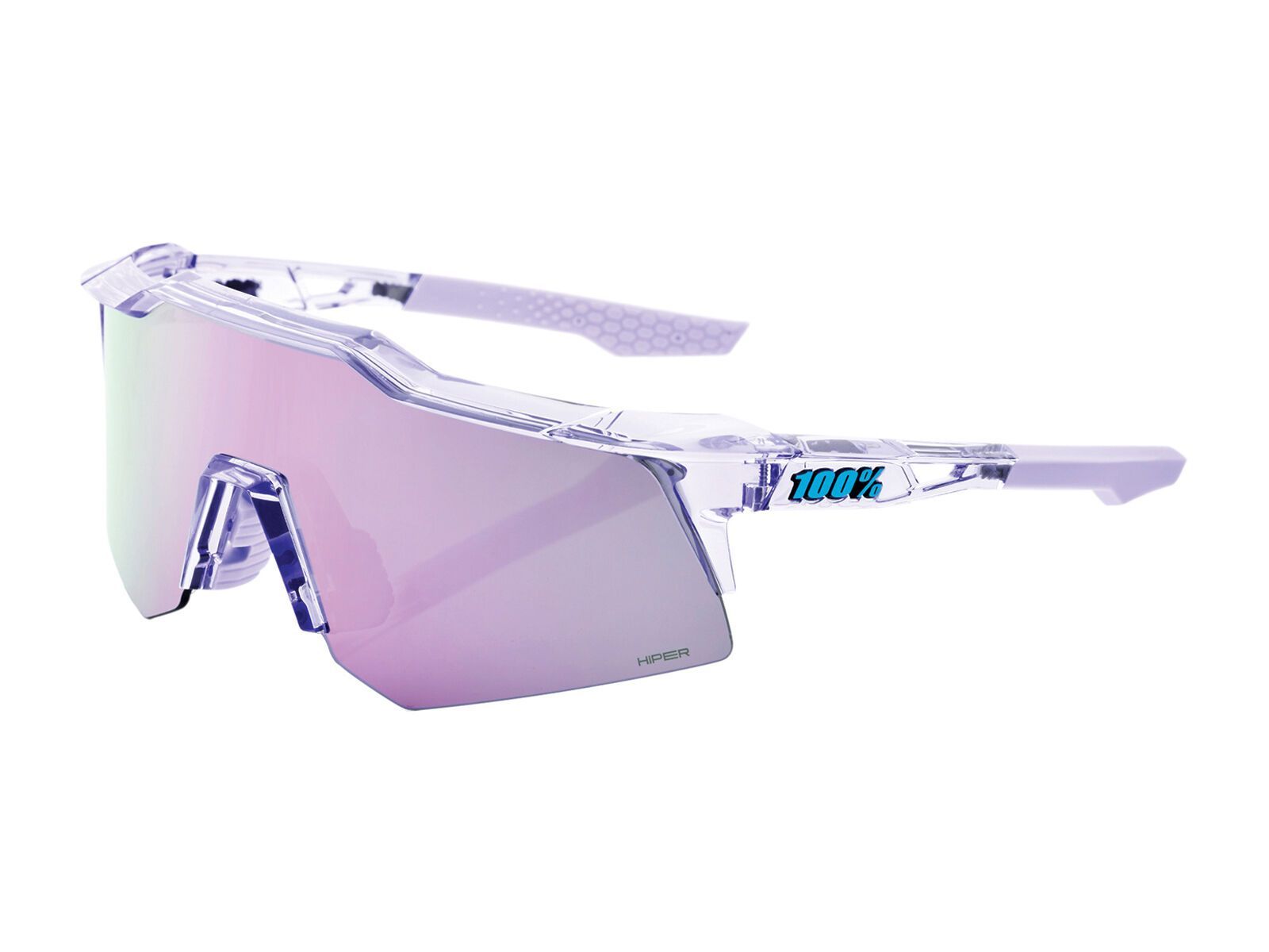 100% Speedcraft XS, HiPER Lavender Mirror / polished transl. lavender - Bild 1